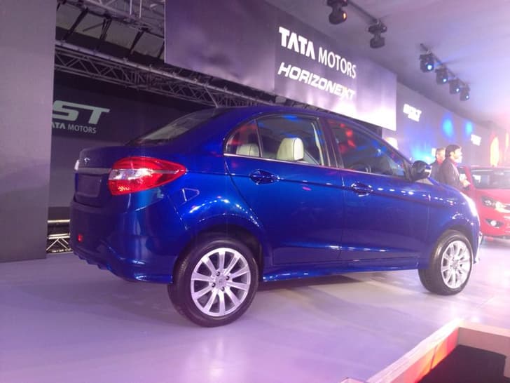The new Tata Zest compact sedan has been unveiled. 