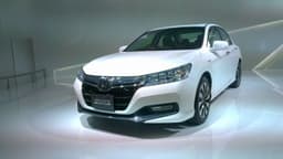 Honda also displayed the new Accord Hybrid.