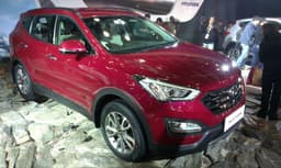 Hyundai launched the new Santa Fe that will be produced in India at the company’s Chennai plant.