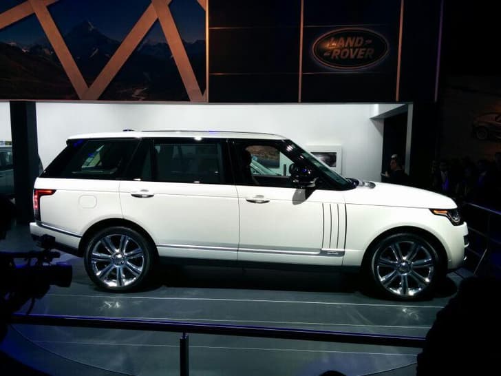 Land Rover launched the long wheelbase version of the Range Rover.