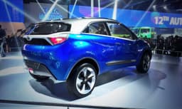The Nexon compact crossover concept points to the future design direction that Tata vehicles will take.