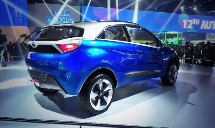 The Nexon compact crossover concept points to the future design direction that Tata vehicles will take.
