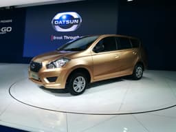 The Datsun GO+ MPV has been showcased for the first time