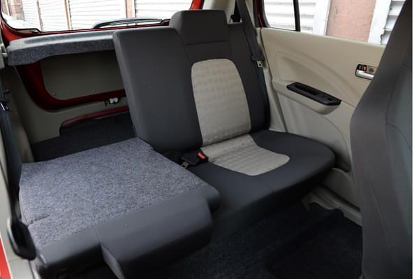 The Celerio also gets a 60:40 split rear seat in some variants.  Image - 6318