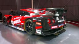 This GT500 takes part in the ultra competitive Japanese Super GT Series