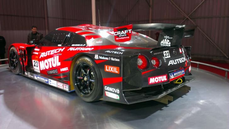 This GT500 takes part in the ultra competitive Japanese Super GT Series