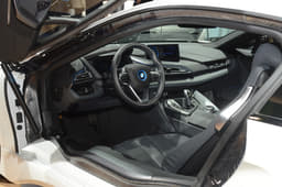 The passenger cell is made from carbon-fibre and there's plenty of aluminium in the car's structure