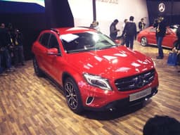 Mercedes-Benz unveiled the GLA-class in India at the Auto Expo.