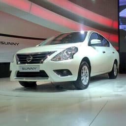 Nissan displayed the facelifted Sunny at the Auto Expo.