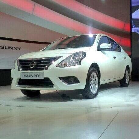 Nissan displayed the facelifted Sunny at the Auto Expo.