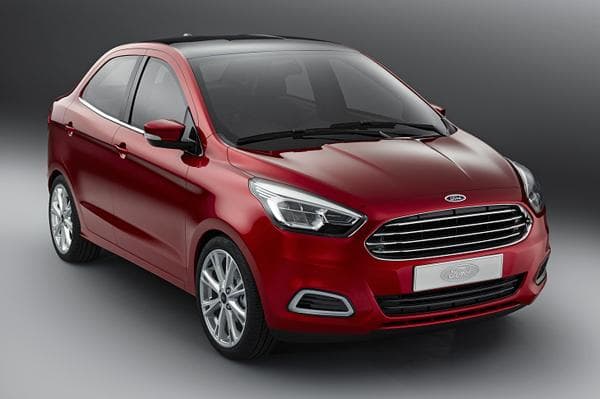 Ford unveiled the Figo compact sedan concept at the Auto Expo 2014.
