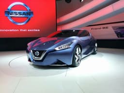 Nissan is showcasing the Friend-ME concept at Auto Expo 2014