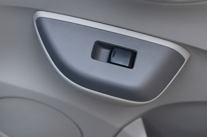 Driver gets power window controls only for his window.