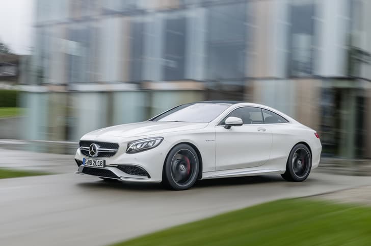 The new S-Class S63 AMG coupe comes with a 577bhp motor.