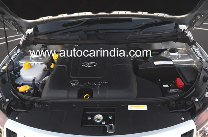 The XUV 500 W4 is powered by the same 2.2-litre diesel engine that is good for 140bhp.