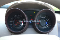 The chrome accents on the instrument cluster and elsewhere in the cabin are missing on the W4 as well.