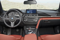 Like all current BMW coupés and convertibles, the M4 gets a central console similar to its sedan counterpart (the M3), but with a sportier, more driver-focussed design.