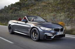 The M4 convertible also gets an altered kidney grille treatment, more heavily contoured bonnet, wider front fenders with integrated air breather elements to smooth airflow through the front wheel houses, new exterior mirror housings