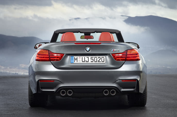 The tail-lamps too resemble that of the M3, but are slimmer and wider. The characteristic M-Division quad tail-pipes remain though.