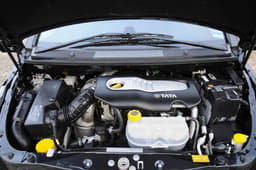 The familiar 2.2-litre VariCor diesel engine now makes 148bhp (10bhp more than earlier) and Tata says efficiency has been improved as well.