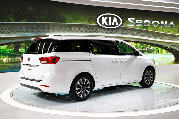 The new Kia Sedona minivan has also been showcased at the show.