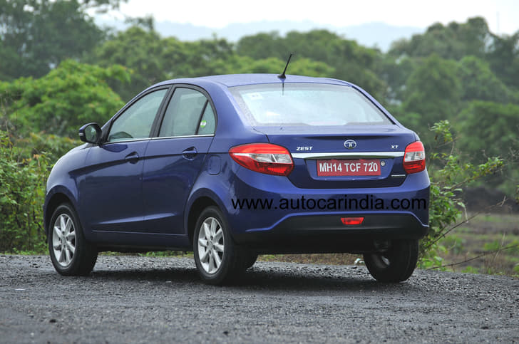 The Zest's boot looks well integrated and the elongated tail-lamps look nice.