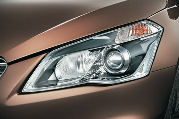 The Maruti Ciaz gets projector headlamps.