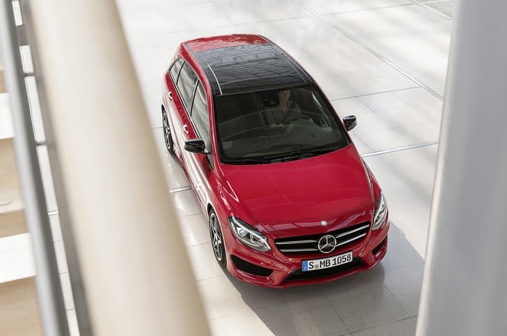 Mercedes B-Class facelift photo gallery