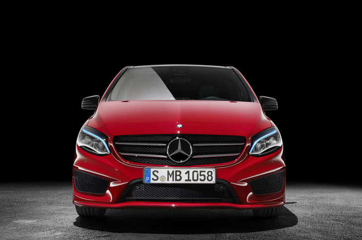 Mercedes B-Class facelift photo gallery