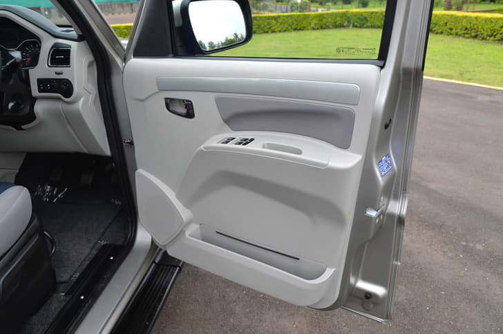 Updated Scorpio gets sculpted door pockets.