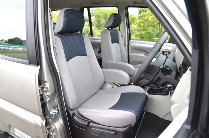 Front row seats a bit narrow.