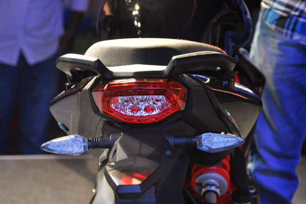 There's LED-equipped taillight and indicator lights.