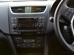 The updated Maruti Swift gets new stereo with Bluetooth connectivity. 