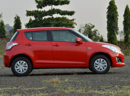 Maruti Swift VDI side view. 