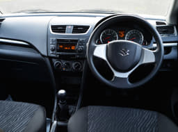 The Maruti Swift facelift mid-variants get a different stereo and dont come with feature such as automatic climate control, Bluetooth or steering mounted audio controls to name a few. 