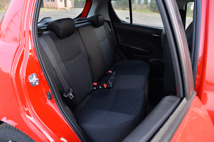 New Swift VDI rear seat.