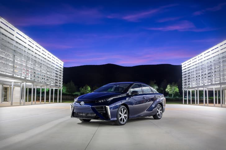 Toyota Mirai fuel-cell vehicle photo gallery
