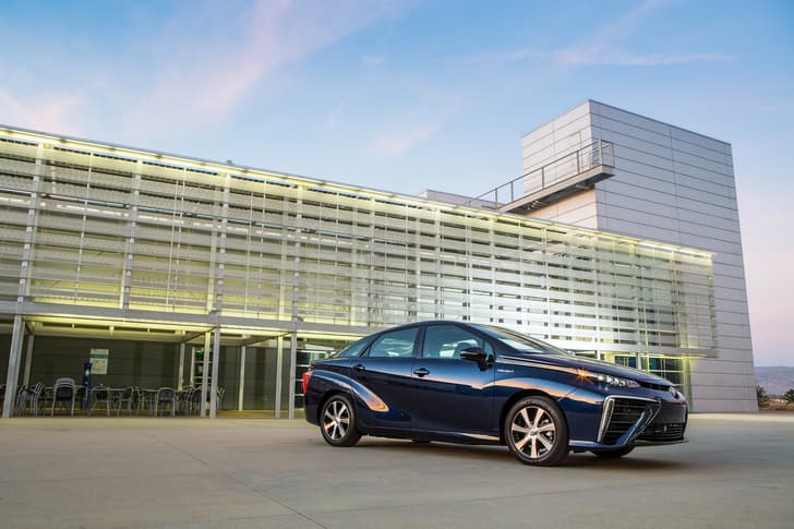 Toyota Mirai fuel-cell vehicle photo gallery