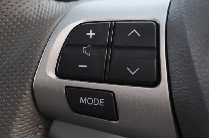 Steering mounted audio controls are available on higher variants.