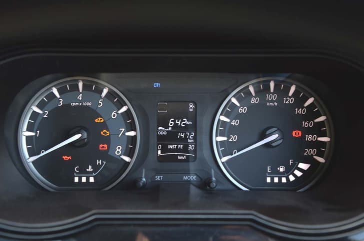 The Bolt's instrument panel comes with a Mult-information display that gives a whole host of real-time details.