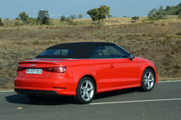 From the rear too, it is very clearly an Audi A3.