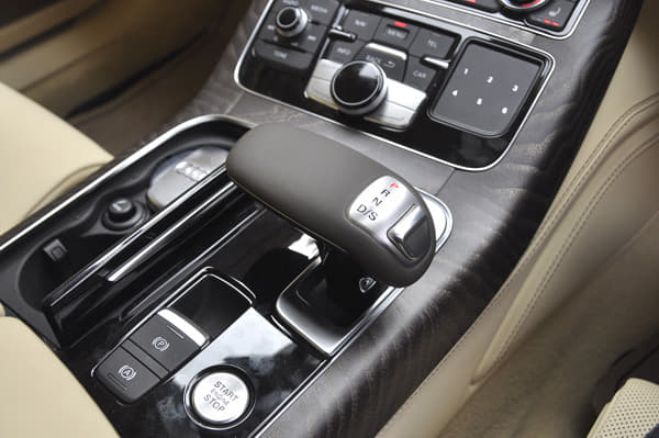 ZF-made eight-speed automatic gearbox swaps cogs smoothly and swiftly.