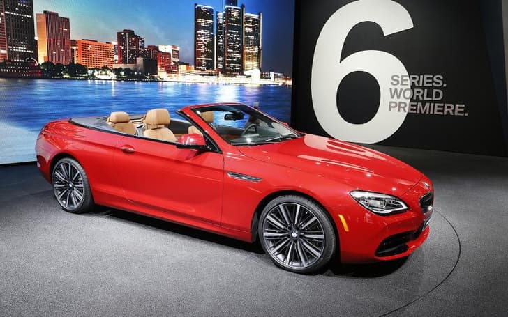 BMW 6-series facelift convertible. 