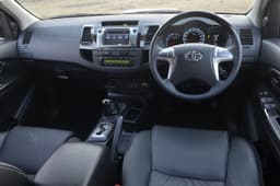 The Fortuner 3.0 4WD AT comes with all-black interiors instead of the dual-tone theme seen on other Fortuner models. 