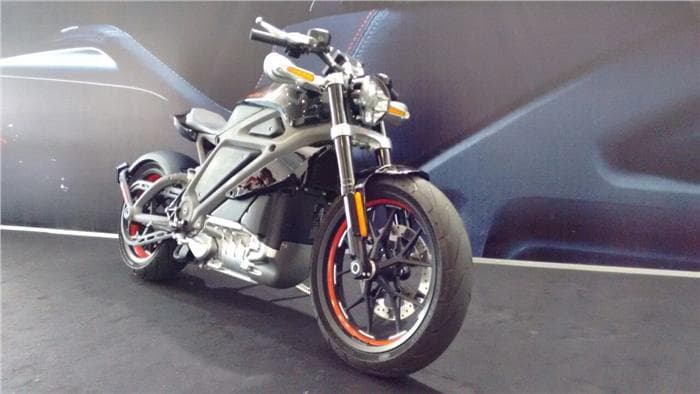 Past meets an electric Harley-Davidson future in the muscular Project LiveWire bike.