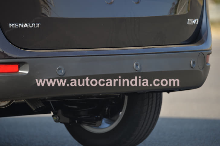 Rear parking sensors.