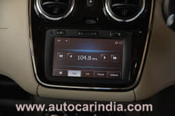Touchscreen infotainment standard on higher variants. 