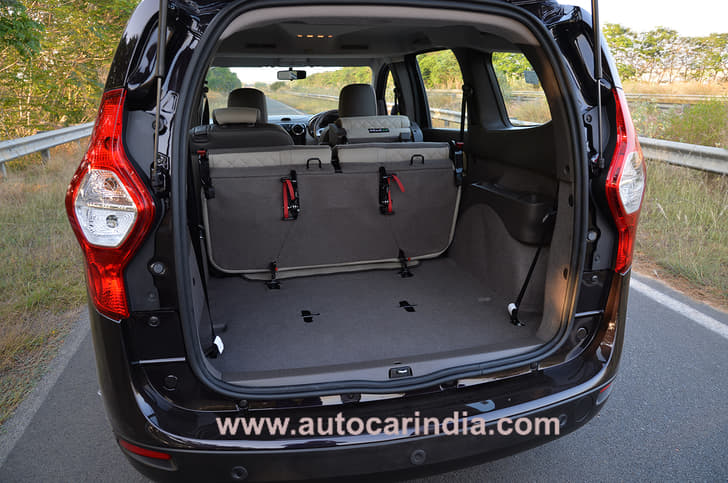 Flipping the third row makes it positively cavernous.