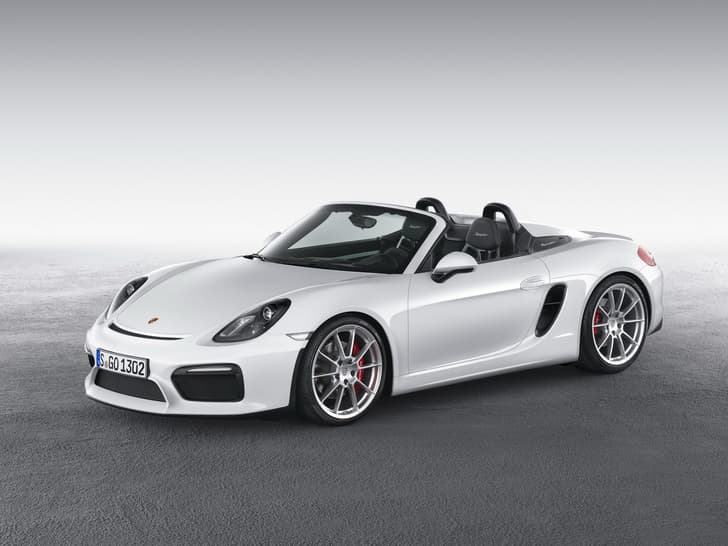 2015 Porsche Boxster Spyder photo gallery