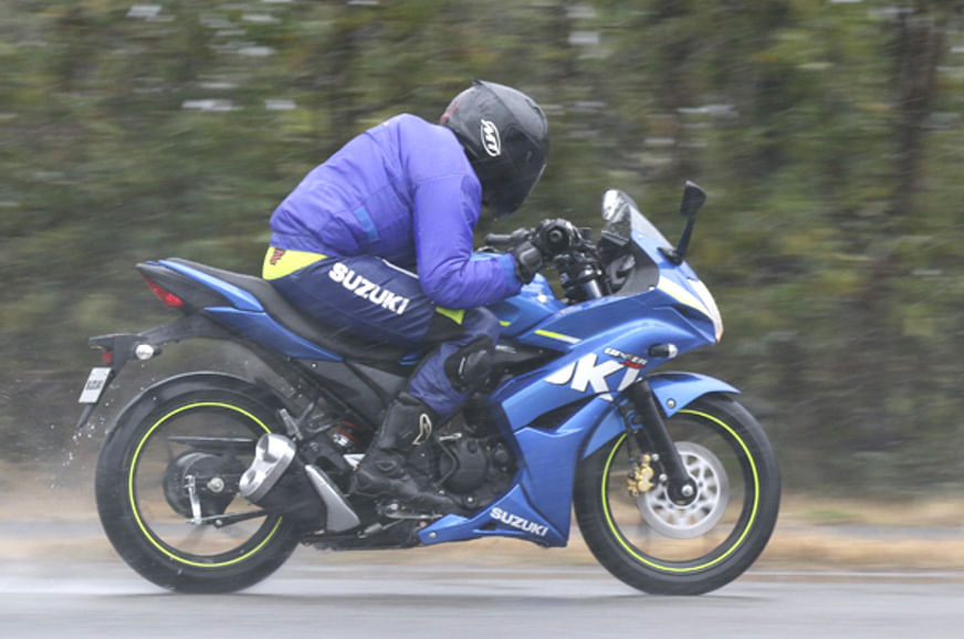 Suzuki says the new fairing improves aerodynamic efficiency for better downforce.  The SF also has a more front weight bias as the new attire adds more weight to the front.